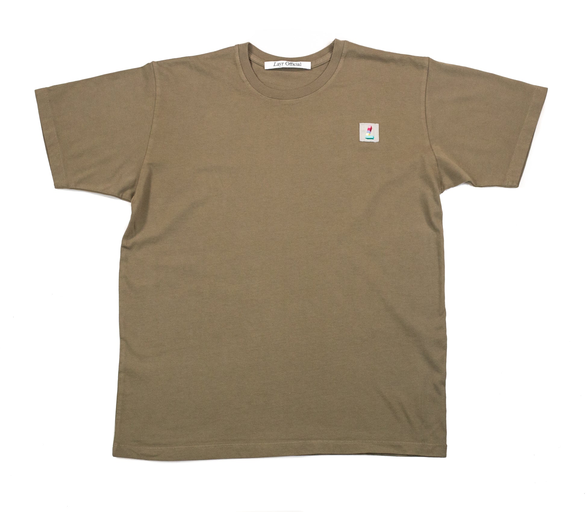 Work Patch Tee, Olive - Layr Official