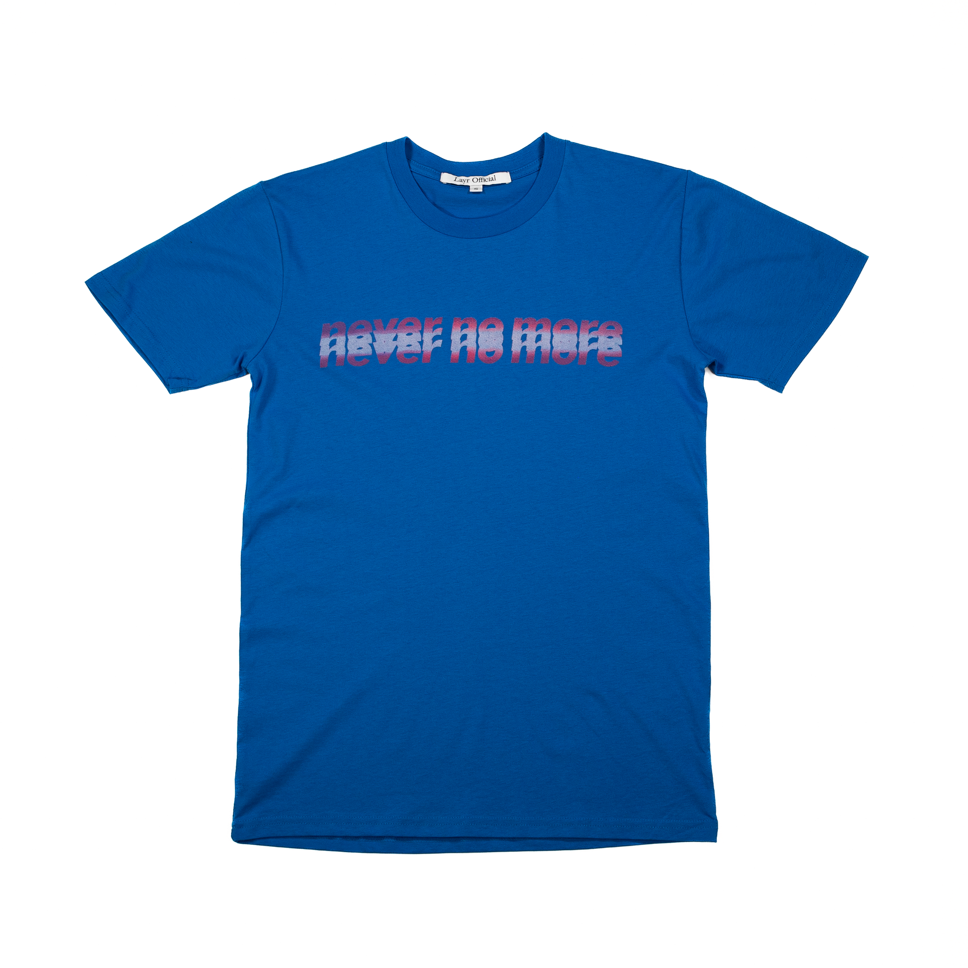 Tripple Never No More Tee, Easy Blue/Infrared Pink - Layr Official