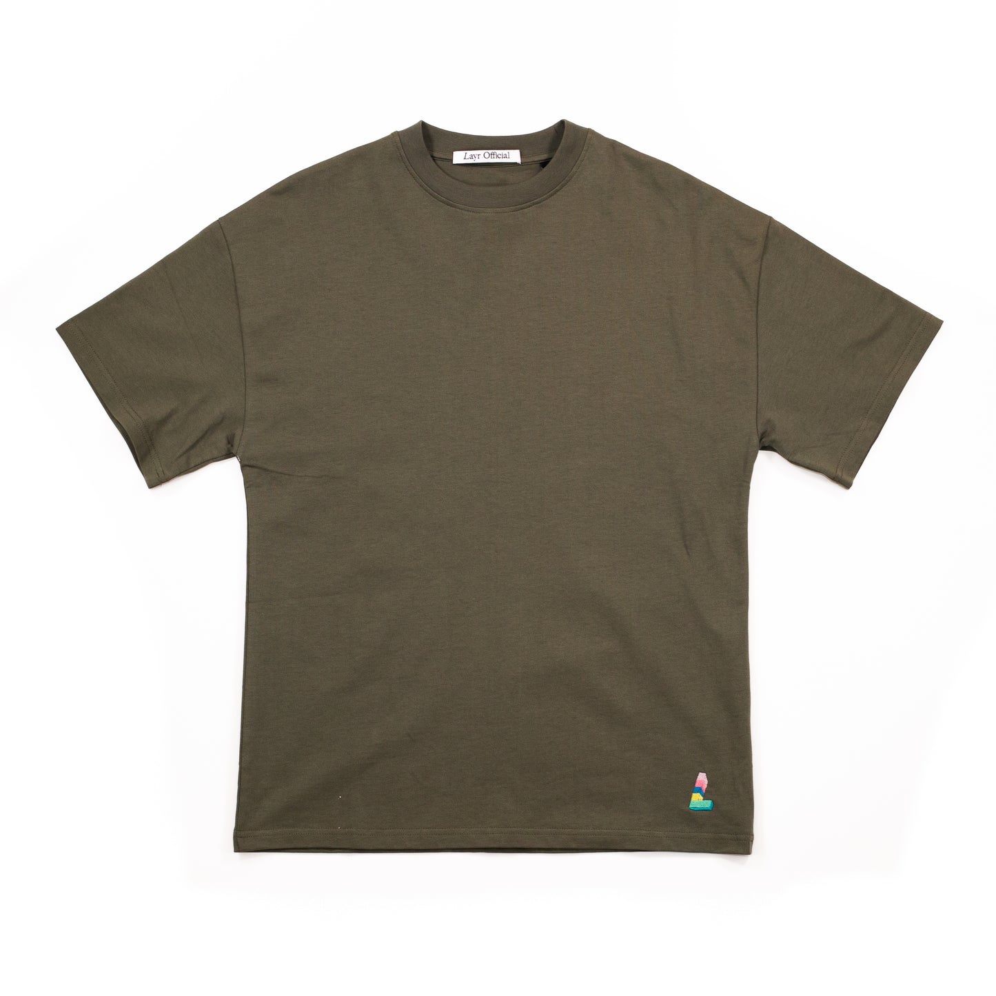 Luxury Essential Tee, Olive - Layr Official
