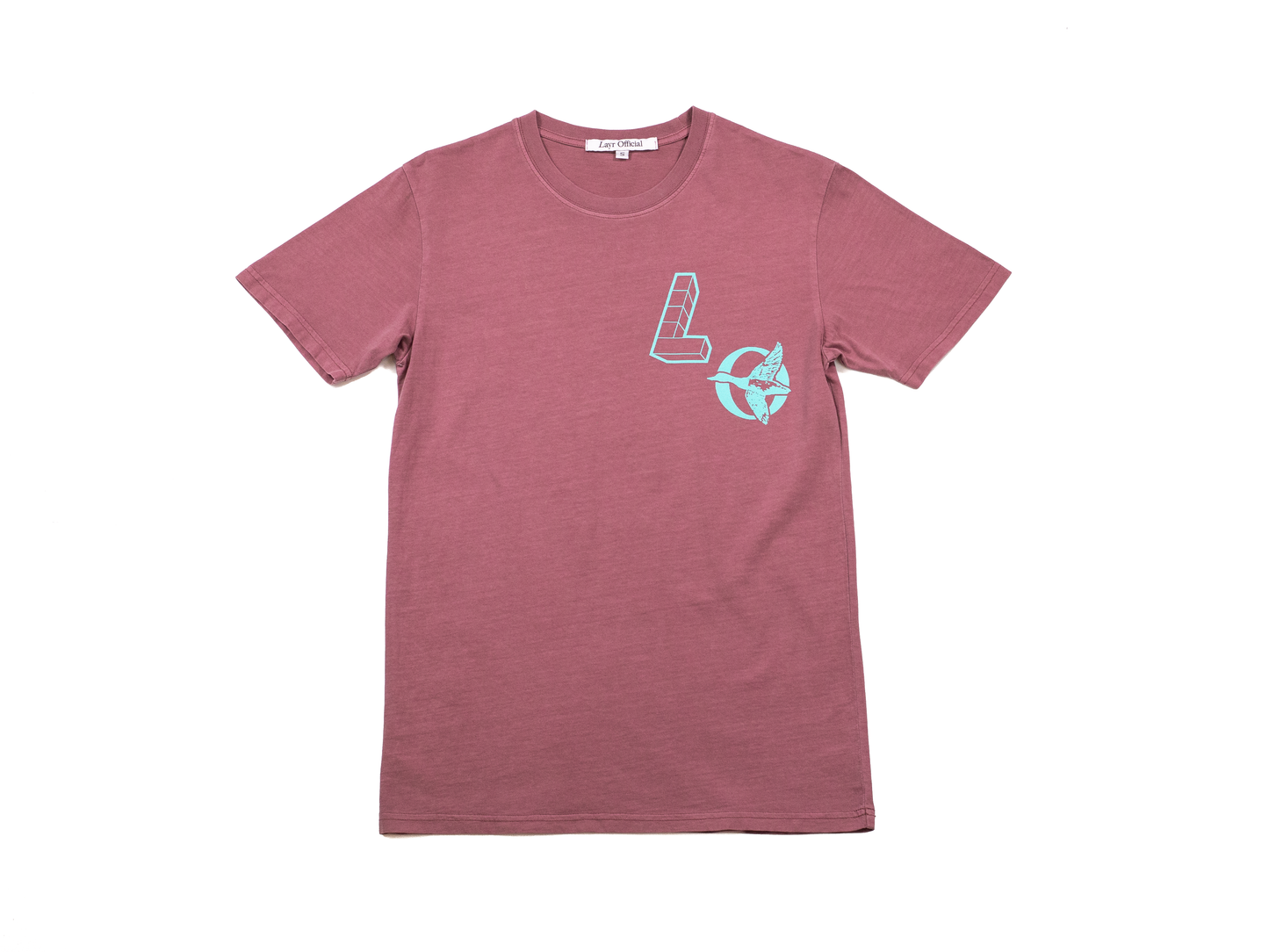 New LO Tee, Faded Wine - Layr Official